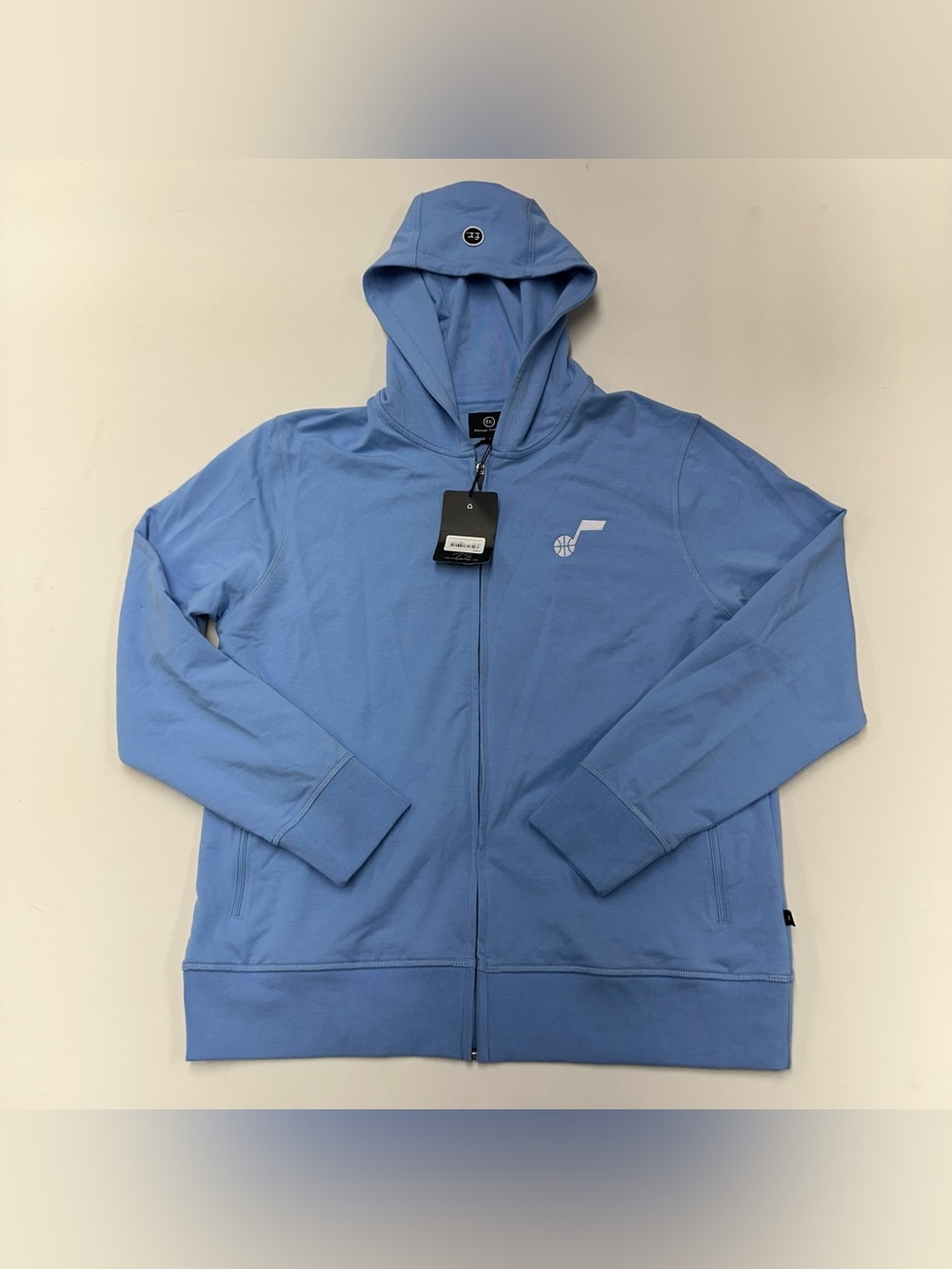 FOREIGN RIDER Solace Full Zip Hooded Jacket Hoodie Blue Sweatshirt Men 4 XL